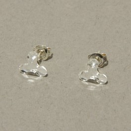 Sidabriniai auskarai su swarovski kristalais